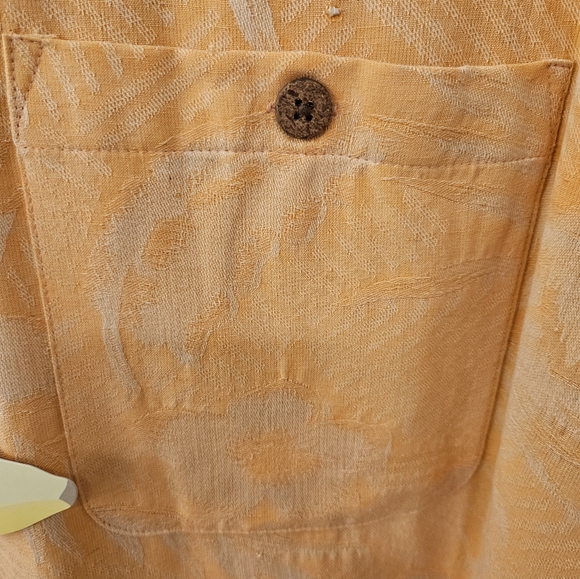 NWT - Silk Banana Cabana Orange Camp Shirt - Size L - Picture 10 of 10